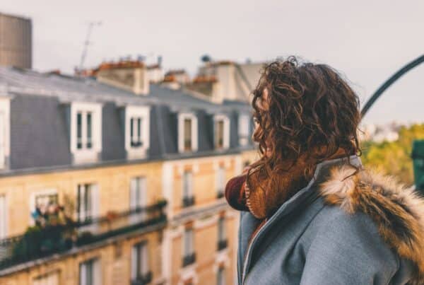 women's gray full-zip jacket